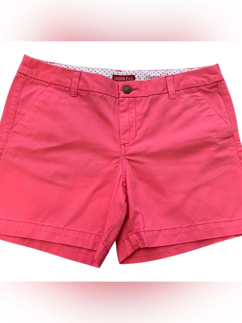 MERONA CLASSIC CHINO FLAT-FRONT SHORTS. GREAT CONDITION’